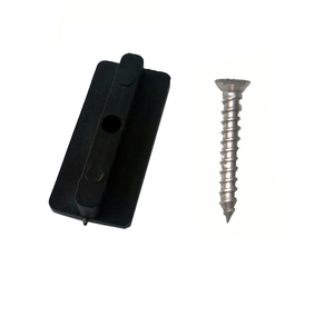 Système de revêtement de <span class=keywords><strong>sol</strong></span> WPC avec clips pour terrasses extérieures, clips de terrasse en acier inoxydable avec vis - Product Image 5