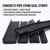 Bande d'étanchéité EPDM en gros, prix direct usine, joint en caoutchouc EPDM personnalisé pour tuyaux de ciment, prix en vrac