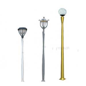Античная алюминиевая и нержавеющая сталь, садовые Уличные декоративные светильники, наружные/крытые световые столбы для продажи - Product Image 2