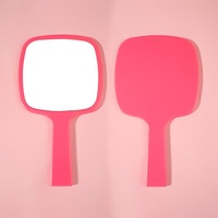 Miroir de poche compact 3D imprimé, miroir à main, service OEM ODM avec logo personnalisé, emballage au design exclusif, fiable