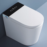 Toilettes intelligentes modernes, cuvette de toilette à poser au sol, WC avec bidet électrique, toilettes intelligentes pour salle de bain de luxe