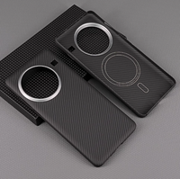 Coque de téléphone en fibre de carbone 3K sergé pour Oneplus 13 Camera big hole Crater aramid fibre phone case