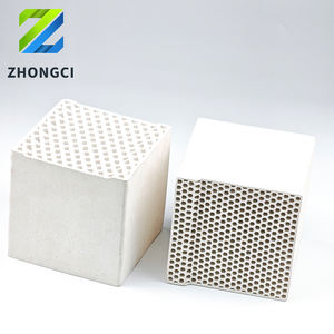 Blocco e Tubo in Ceramica di Allumina a Nido d'Ape Zhongci per Sistema RTO, Alta Conducibilità Termica, Uso Industriale, Servizio di Taglio - Product Image 5