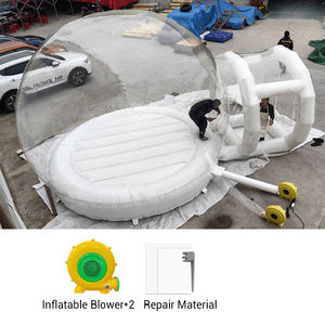 Gran oferta, tienda de cúpula inflable de PVC transparente, <span class=keywords><strong>casa</strong></span> de burbujas transparente con soplador para globos voladores - Product Image 4