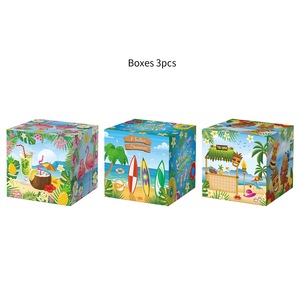 Nuevo Set de Artículos para Fiesta Hawaiana de Verano para Niños con Diseño de Piña y Flamenco - Product Image 3
