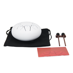 Tambour à langue en acier inoxydable de haute qualité de 6 pouces avec peaux en cuir de vache, instrument de percussion fait main, offre de gros directe usine - Product Image 4