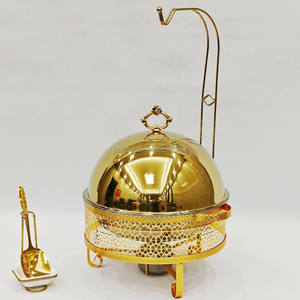 ステンレススチールホテルレストラン新デザイン食品ウォーマービュッフェハンギング皿チャフィング皿金属素材 - Product Image 6