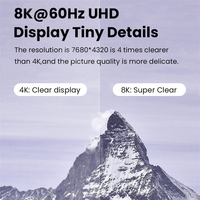 USB 4.0 Type C à Type-C Thunder 3 USB 4 Câble 40Gbps 8K @ 60Hz PD 100W Audio vidéo Transfert de données USB4 pour ordinateur portable