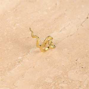 Clip de Oreja en Forma de Serpiente Creativo y Personalizado de Plata de Ley S925, Sin Perforación, para Oreja Izquierda - Product Image 3