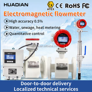 Rs232 6 インチ酢酸液体酸水磁気流量計 4-20ma デジタルディスプレイ挿入型電磁水流量計 - Product Image 6