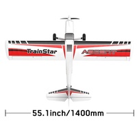 VOLANTEXRC 74708P Avion télécommandé TrainStar Ascent, planeur électrique RC d'entraînement, envergure 1400 mm, fuselage monocoque en plastique