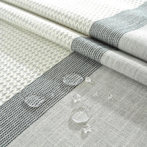 <span class=keywords><strong>Mantel</strong></span> de rayas anchas medianas de poliéster <span class=keywords><strong>Mantel</strong></span> simple a rayas al por mayor - Product Image 2