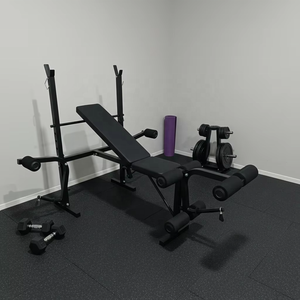 Equipamento dobrável ajustável do Gym do banco do peso da aptidão do ferro do metal do logotipo personalizado de capacidade elevada para cenários múltiplos - Product Image 3