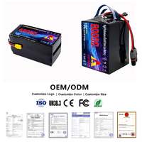 Batería de estado sólido para drones médicos de reparto, 40000mAh 44.4V 12S 14S 51.8V 45C, conector XT90, 400Wh/kg, diseño sanitario, para emergencias médicas