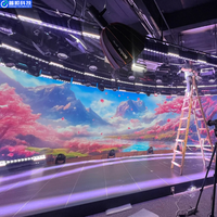 Pantalla LED de paso fino para interiores, para auditorios, salas de conferencias, escenarios, de alto brillo, 3840Hz, empalme sin interrupciones, CE
