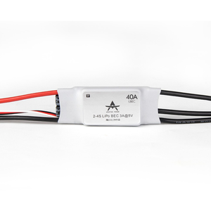 T-MOTOR À 40A 4S <span class=keywords><strong>Pas</strong></span> <span class=keywords><strong>Cher</strong></span> Qualité Haute Performance Support 2S 3S Batterie Brushless Fixed Wing ESC - Product Image 1