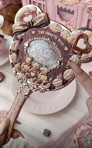 <span class=keywords><strong>Espejo</strong></span> Colgante Flower Knows The Sweetie Bear, Elegante <span class=keywords><strong>Espejo</strong></span> Cosmético de Mano, Nueva Colección - Product Image 4
