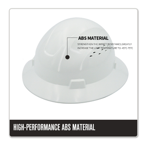 Head Protection Industrial Construction Plastic <b>Safety</b> <b>Helmet</b> Hard Hat Full Brim - Product Image 5