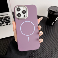Nouvelle coque de téléphone PC 2026 pour iPhone 17 14 15 16 Pro Max, chargement magnétique sans fil, coque de téléphone givrée pour iPhone 16E