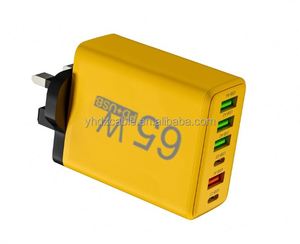 ที่ชาร์จ PD 65W USB C ชาร์จเร็ว EU UK ปลั๊กแบบ US-C อะแดปเตอร์เดินทางสำหรับโทรศัพท์มือถือ - Product Image 6
