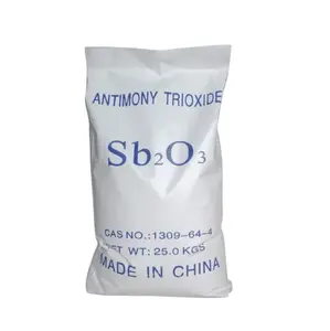 Fornecimento de fábrica Trioxido de antimônio Sb2o3 CAS 1309-64-4 Retrato de chama ecológico usado para PP PVC PE ABS