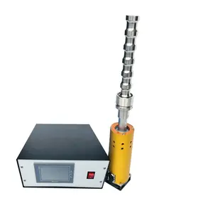 20khz Ultrasonic Extractor Titanium Alloy Homogenizer Sonicator Probe Chemical Ultrasonic Reactor For Mixing Equipment Industry