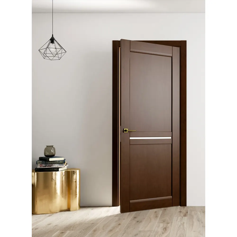 Porte interne in Teak solido, porta della camera da letto