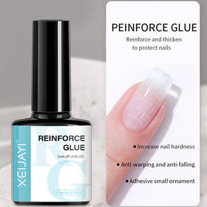 Vernis à ongles en gel 8ml clair à séchage rapide couche de finition <span class=keywords><strong>et</strong></span> couche de <span class=keywords><strong>base</strong></span> sans essuyage vernis à ongles normal UV vernis <span class=keywords><strong>semi</strong></span>-permanent <span class=keywords><strong>Base</strong></span> en caoutchouc - Product Image 2