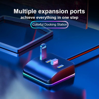 SYONG 1.5m USB 3.0 4-Port Hub dengan Ekspander 5 Gbps USB-A Splitter, Adaptor Ekspander Hub USB Multiport 4 Port untuk Pengontrol Game