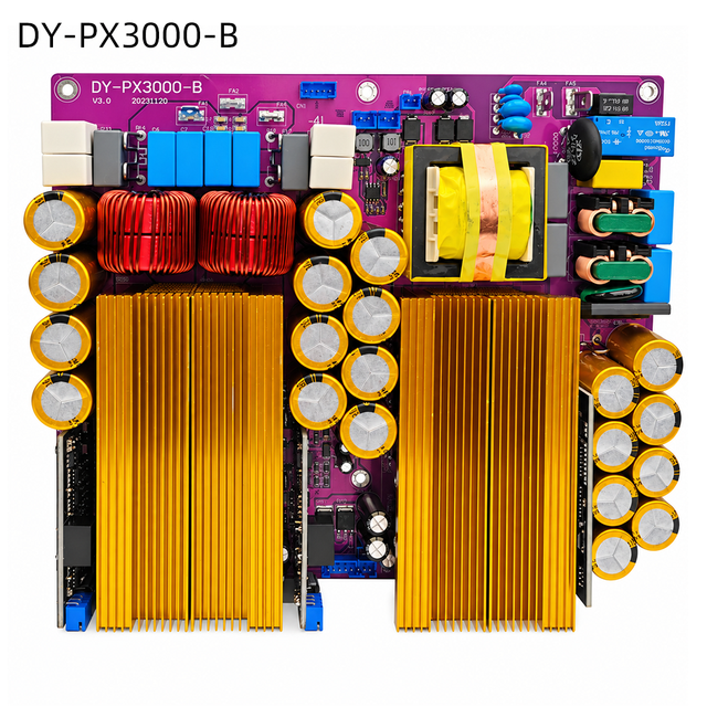 DY-PX3000-B 1000W Class D Audio Amplifier Module Power Amp PCB Board for DIY Speaker PA System Audio Equipment