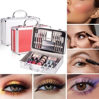 Coffret Cosmétique En Gros Spécial Artistes Maquilleurs, Trousse de Maquillage Étanche en Métal, Mallette de Rangement