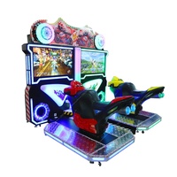 Simulateur de course automobile d'arcade, machine de jeu de course automobile d'arcade, moto d'arcade