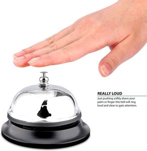 Campanello Classico Professionale Anticorrosione in Metallo per Scuola, Aula, Cucina, Chiamata d'Emergenza - Product Image 1
