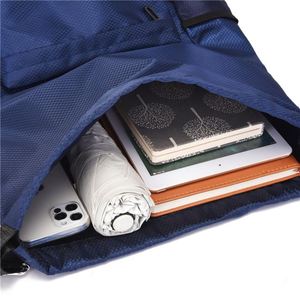 Custom Printing Waterproof Oxford Dry Wet Separation Swimming Basketball Bag Fitness Sport Travel <b>Drawstring</b> <b>Backpack</b> - Product Image 3