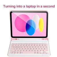 Clavier et souris Bluetooth détachables à coque magnétique de protection pour tablette 10/A6, personnalisables et très demandés