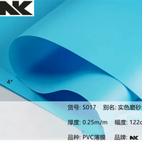 S017 Einfarbige PVC-Kunststoff folie 0,25mm aufblasbare PVC-Folie für Schreibwaren aufblasbarer Pool aufblasbarer Schwimm ring