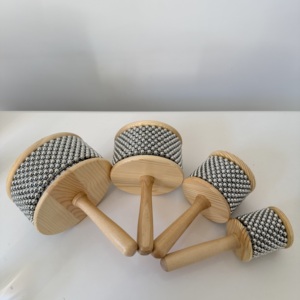 Moderna e Meravigliosa Cabasa in Legno di Betulla, Strumento a Percussione Melodico per Accessori Musicali - Product Image 3