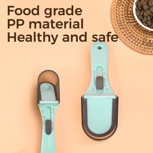 Clip de sellado rápido con logotipo personalizado, cuchara de almacenamiento de alimentos para mascotas, cuchara portátil duradera para perros y gatos para alimentos para mascotas - Product Image 4