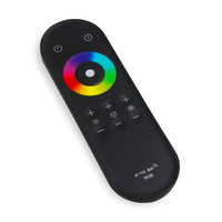 Contrôleur RF sans fil 2,4 G RGB, télécommande multi-zones, réglage précis des couleurs, modes de dégradé/clignotement, contrôle facile de l'éclairage de bande LED