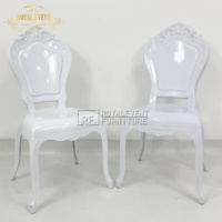 Meubles de décoration de fête d'hôtel de haute qualité acrylique chaise d'événement de mariage en gros