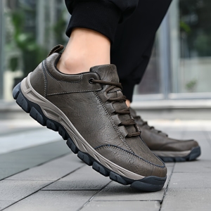 Chaussures de randonnée décontractées pour hommes, de haute qualité, nouvelles, grandes tailles, chaussures de ville, chaussures en cuir pour hommes - Product Image 4