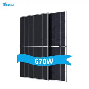 660w لوحة طاقة شمسية ترينا الخليوي الشمسية نظام الطاقة الشمسية صنع في الصين