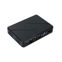 PC Thin Client Terbaru FL800N RDP8.1 Thin Zero Client Hitam Berbahan Aluminium Alloy Linux Ubuntu Zero Client PC untuk Ruang Kelas Elektronik