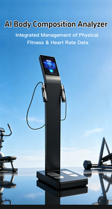 Moniteur de composition corporelle haute précision avec électrodes mesurant le poids, la graisse, les muscles, l'eau et la masse osseuse pour une utilisation à domicile ou en salle de sport - Product Image 4