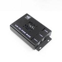 Module informatique Raspberry Pi CM3/3+Lite, carte d'extension POE, carte d'extension externe, boîtier métallique, ventilateur de refroidissement