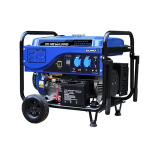 4 Stroke Air Cooled 6kva 110v 220v Silent Single Phase Portable Power Gasoline Generators For Sale