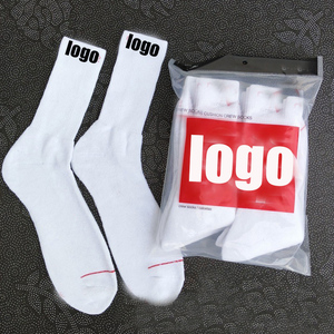Chaussettes pour hommes en coton peigné doux, semelle coussinée, fond en tissu éponge, chaussettes de sport mi-mollet performantes, athlétiques, Chrom - Product Image 3