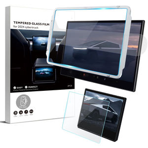 터프 안티핑거프린트 내비게이션 및 후면 디스플레이 커버 글래스 스크린 프로텍터 (테슬라 사이버트럭용, 설치 프레임 포함) - Product Image 1