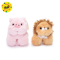 Adorable bracelet slap en peluche lion, poupée en peluche douce et portable, jouet amusant pour le quotidien et cadeau d'anniversaire délicat