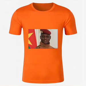 Wholesale 2025 Burkina Faso Presidential Campaign Unisex T-Shirts Custom Polyester Sublimation Print Fast Delivery for Adults - Product Image 2